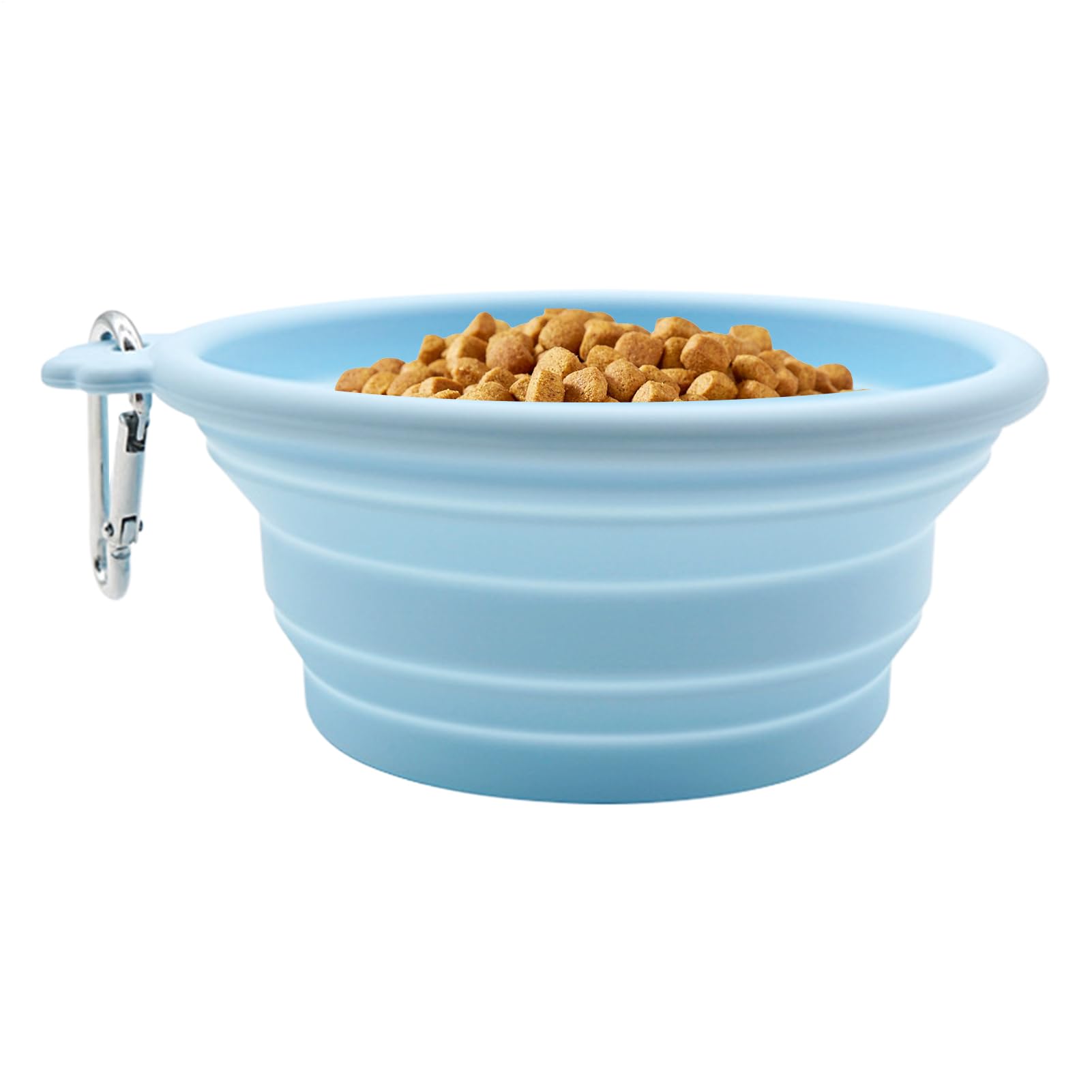 Bowl plegable para perros | Cuenco de agua plegable para perros | Bebedero para animales, Contenedor de alimentos secos y húmedos a prueba de fugas para playa camping parque - Razas pequeñas y