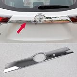 Fit For Toyota Highlander 2016 2017 2018 2019 With Tail Gate Switch Hole Chrome Rear Trunk Lid Moldi