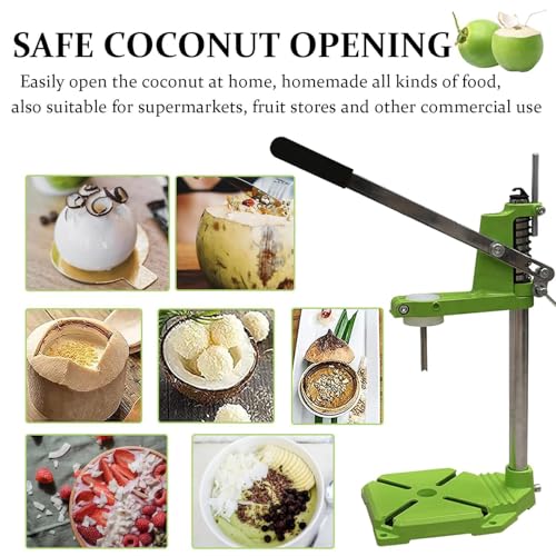 Machine à ouvrir les noix de coco sans effort grâce au perçage manuel réglable