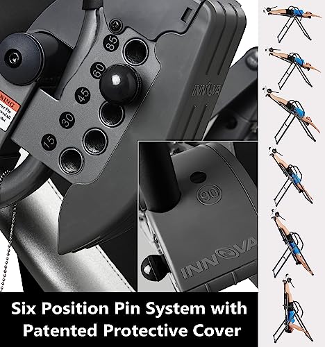 Image of Innova ITX9900 Inversion Table with Air Lumbar Support, Black /Gray