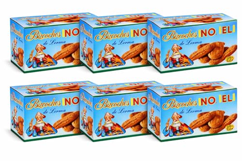 MADALO - Noel Bizcochos de Lerma - Caja 600 grs - Pack 6 unidades - Total 3.6kgs