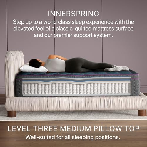Beautyrest World Class Level Three Medium Pillow Top 15.75" Mattress - Queen Size - Supportive, Pressure Relief, Cooling, Motion Separation; CertiPUR-US, 100 Night Sleep Trial and 10 Year Warranty - Image 12