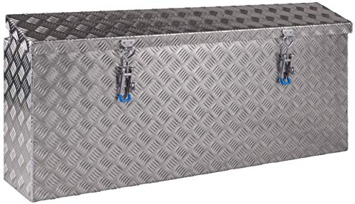 Seitenkasten Staukasten Staubox Werkzeugkasten aus Aluminium Riffelblech B 1130 x H 480 x T 220 mm'Made in Germany' Anhänger ohne Befestigungsmaterial