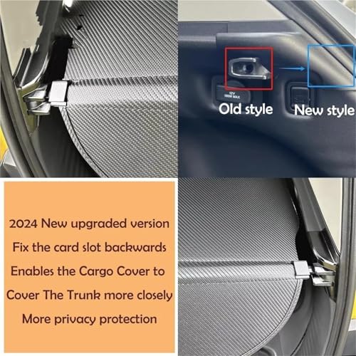 Cubierta de carga retráctil para HR-V 2023-2025 maletero de lona negra 3