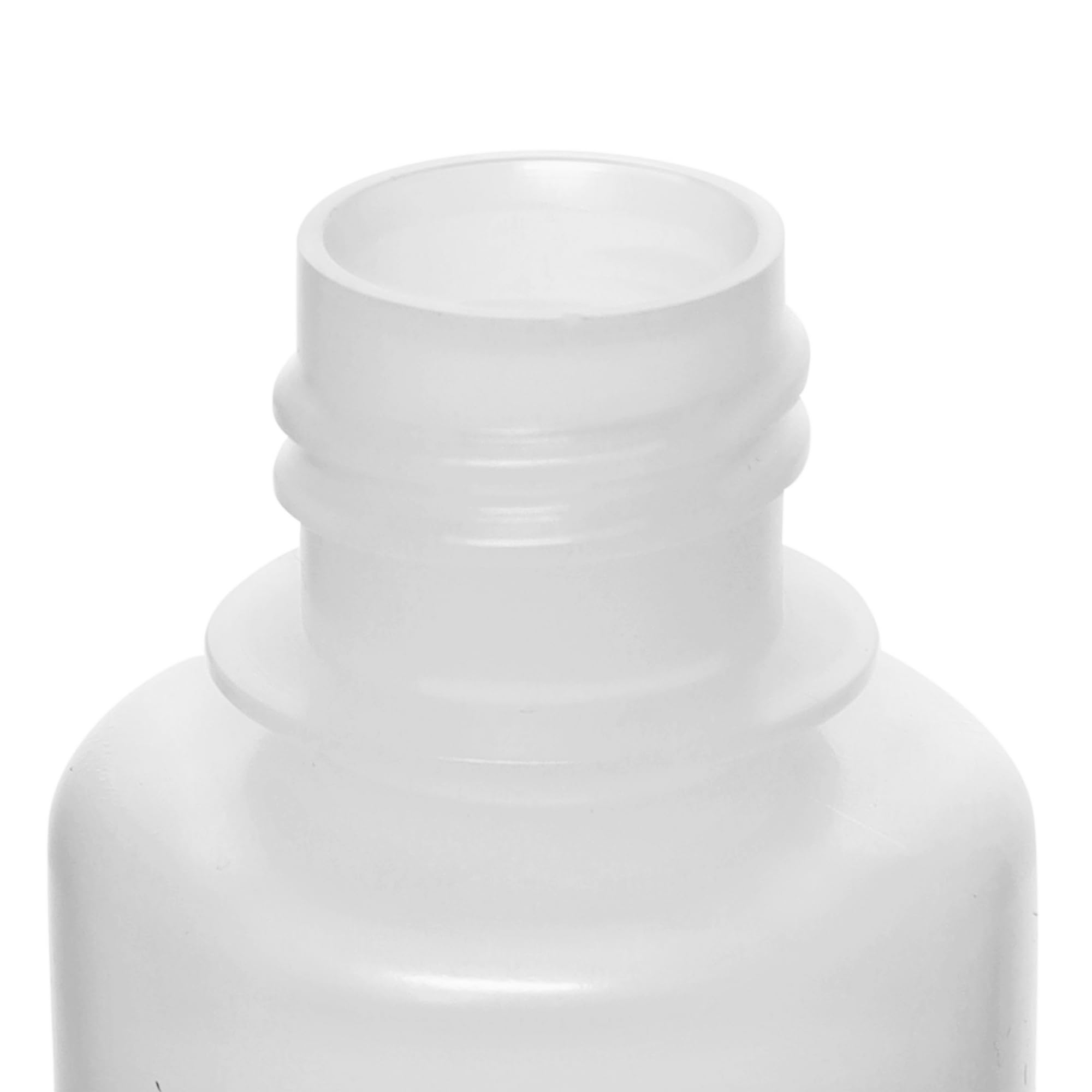 Eisco - Paquete de 12 botellas de goteo de LDPE de 30 ml, diseño europeo con tapas de rosca y boquillas cuentagotas para laboratorio, aula o uso doméstico