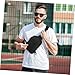 Imagen de DIKACA Bolso Bandolera de Hombro para Hombre Ajustable con Múltiples Diseño y Cierre de para Senderismo y Diario Bolsa Cruzada y Práctica