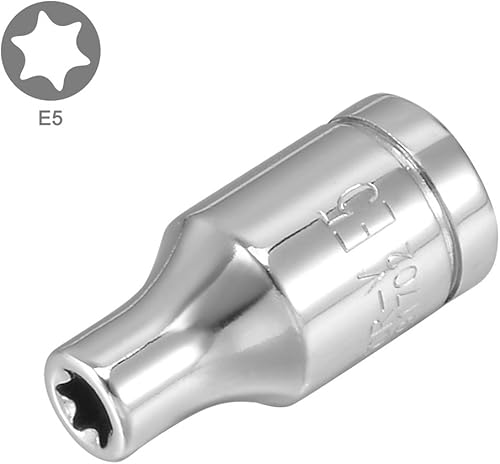 Miniatura 2 de uxcell - Juego de 2 llaves de vaso Torx de 14 pulgadas acero Cr-V