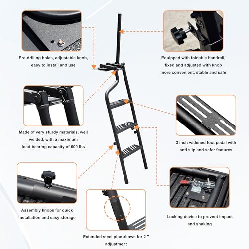 Ldetxy LDETXY-LADDER-002 Universal Tailgate Ladder thumb #2