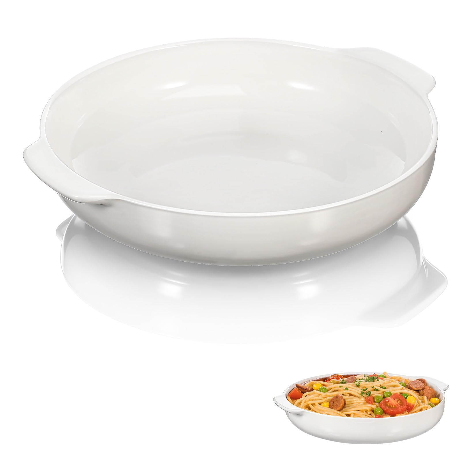 Molde para tartas resistente al calor que evita quemaduras gracias a su doble asa fija