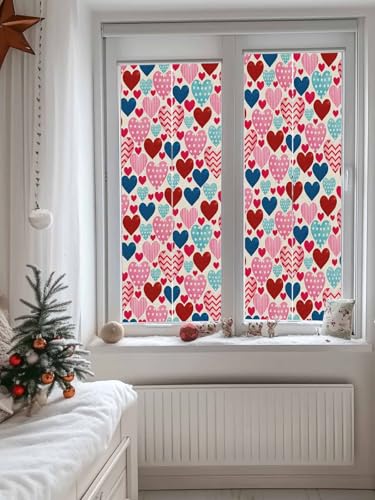 Vinilo decorativo para ventana con diseño vitral 19.6 x 39.3 pulgadas miniatura 5