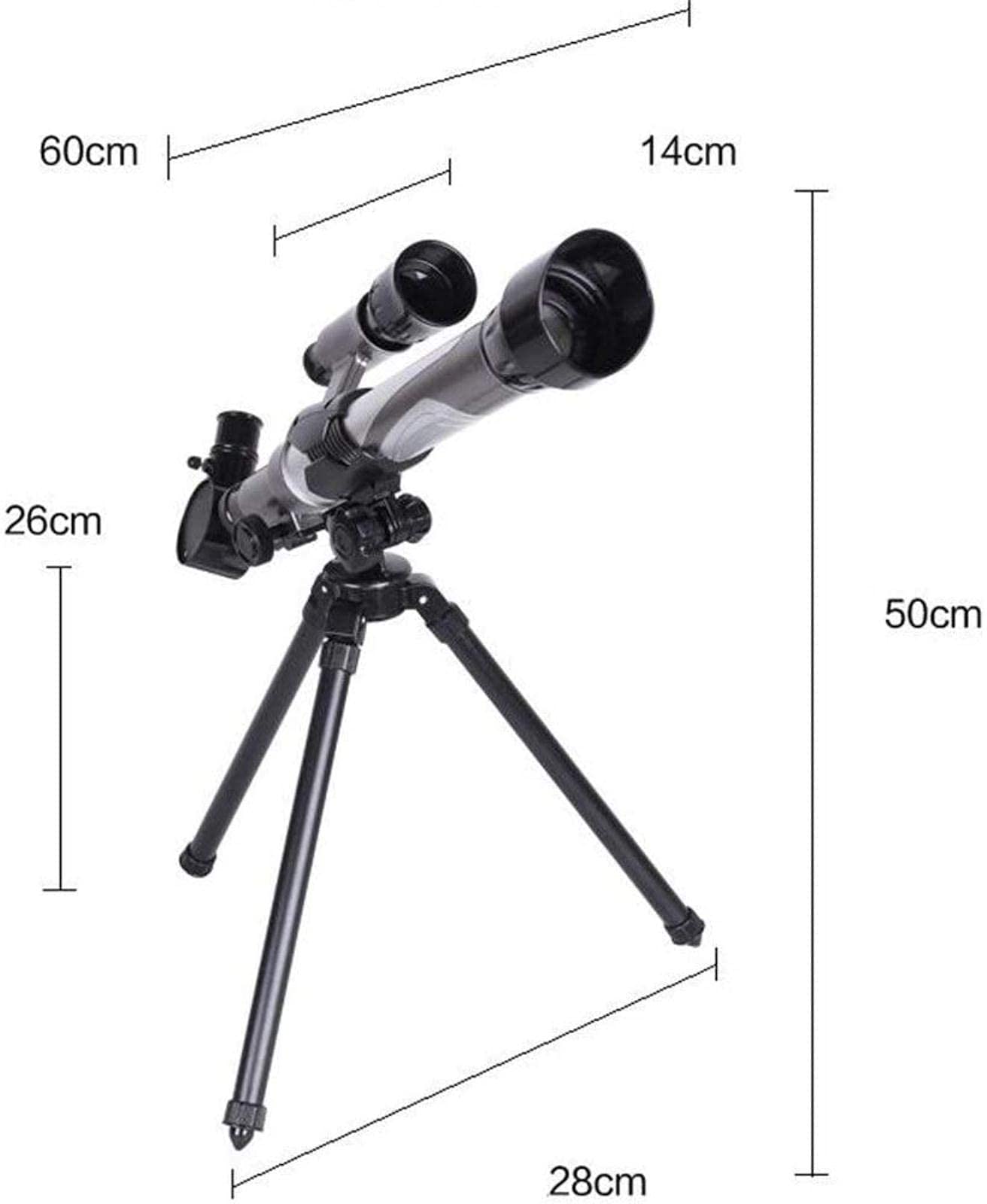 Teleskop 20-40X teleskop astronomiczny monokularowy statyw wielofunkcyjny monokular do obserwacji ptaków dla dzieci i Aduit HD regulowany