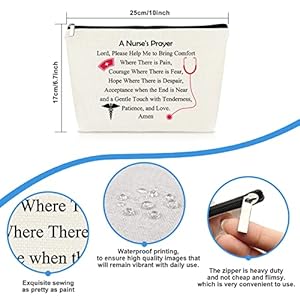Nurse Prayer Gifts Nurses Makeup Bag Nurse Student Graduation Gift Religious Gifts for Women Cosmetic Bag Inspirational Gifts for Nurse RN Christmas Birthday Nurse Week Gift Travel Toiletry Pouch Nurse Prayer Gifts Nurses Makeup Bag Nurse Student Graduation Gift Religious Gifts for Women Cosmetic Bag Inspirational Gifts for Nurse RN Christmas Birthday Nurse Week Gift Travel Toiletry Pouch