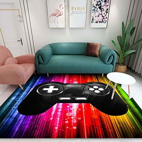 Gaming Rug for Boys Bedroom, Video Game Carpet with Gaming Theme Design, 36x24inches