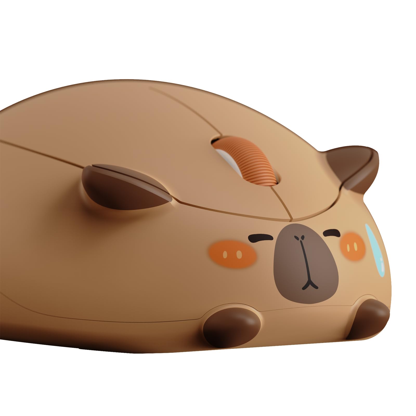 Akko Wireless Gaming Mouse Capybara, Tri-Mode Mouse BT3.0/BT5.0/2.4G, Cute Optical Cordless Cartoon Mice for Computer/Laptop/Desktop/PC, Compatible with Mac/Win