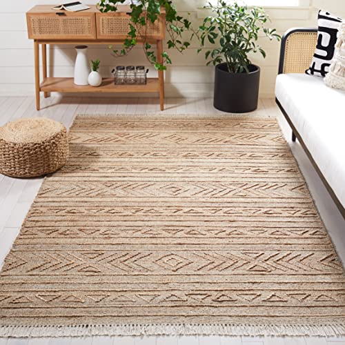 Tapete decorativo Boho 5' x 8' hecho a mano miniatura 1