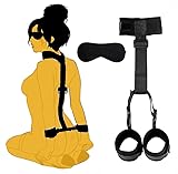 Bed Restraint for Queen Size Bed Sex Resistant Tie Legs and Arms for Women Hand Leg Cuffs Ankle Wrist Restraints Bondaged Restraints Kit Adults for Couples King Bed Sexy Spreaders bar Toys Sweater