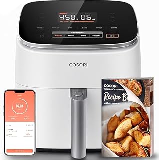 Cosori TurboBlaze Smart 6 quart cream air fryer