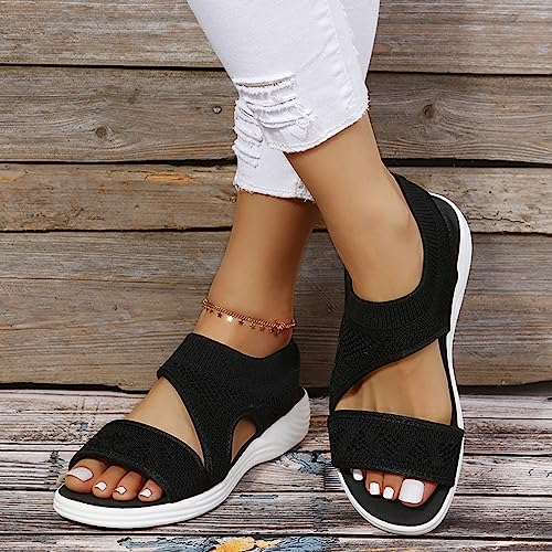 Chaussures de marche légères compensées sandales été pour femme