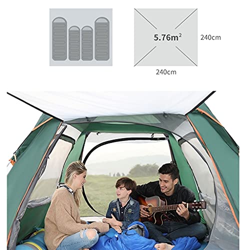 Carpa camping automática impermeable para 4 personas miniatura 2