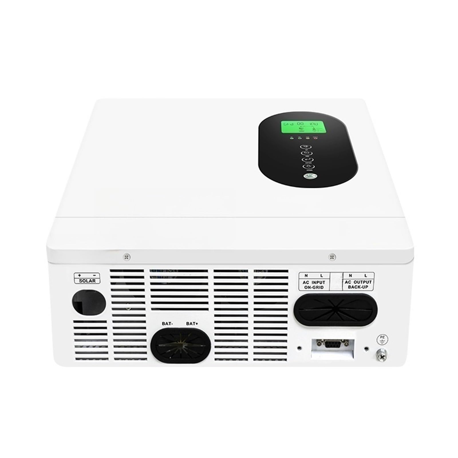 Inversor híbrido Solar MPPT de 8 kW con conexión a Red y Fuera de Red, CC 48 V, CA 240 V, 100 A Integrado(240VAC)