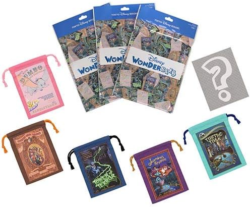 Amazon ディズニー ワンダブルズ きんちゃく 巾着 ボックス 全6種 シークレット入り 1box 東京 ディズニーリゾート限定 コレクション 小物入れ おもちゃ おもちゃ