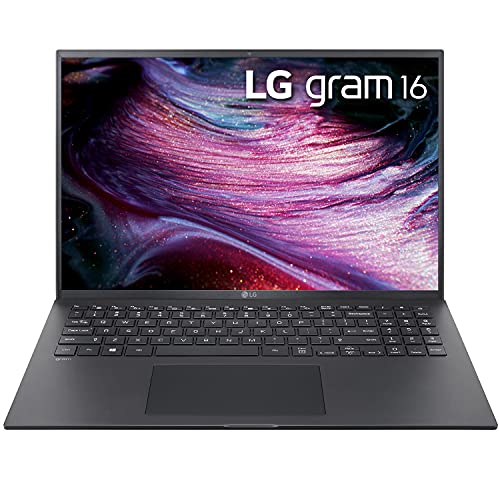 Image of LG gram 16 inch Laptop, Intel Evo Core i5 Processor, 8GB Memory /256GB SSD - Black