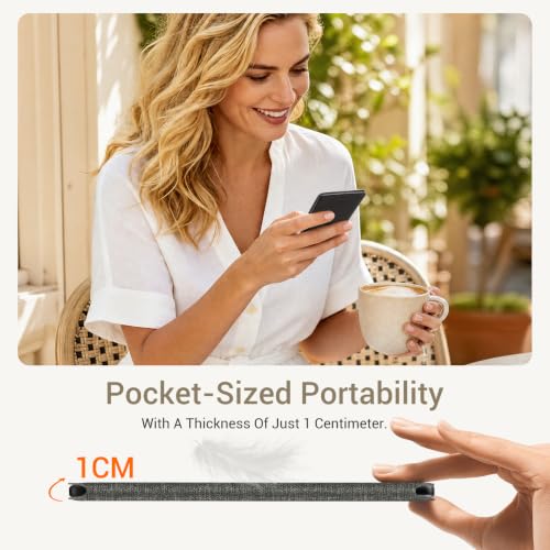 Image of CoBak Magnetic Case for XTEINK X4, Ultra-Lightweight Protective Cover for Xteink X4 E-Reader, Secure Magnetic Attachment(Pattern Gray)