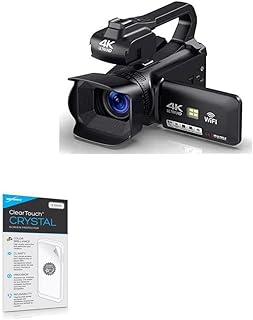 BoxWave Screen Protector Compatible With JLANDA Video Camera Camcorder (4 in) - ClearTouch Crystal (2-Pack), HD Film Skin - Shields From Scratches