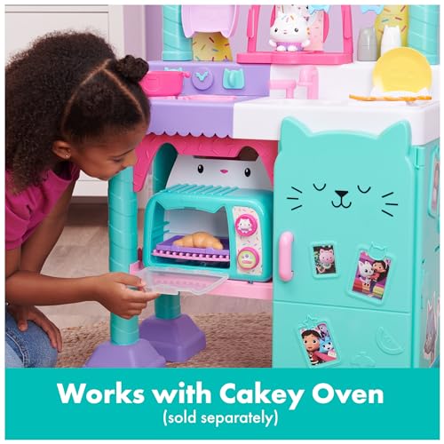Gabby et la Maison Magique Gabby Dollhouse Cuisine De P’tit Chou 1 Cuisine Géante + 20 Accessoires Gabby Chat Tirée Du Dessin Animé Gabby Et La Maison Magique Jouet Enfant et + - vue 8
