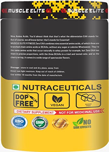 Image of EAA Supplement Muscle Growth | Recovery | 9 Amino Acids Supplement [Orange]