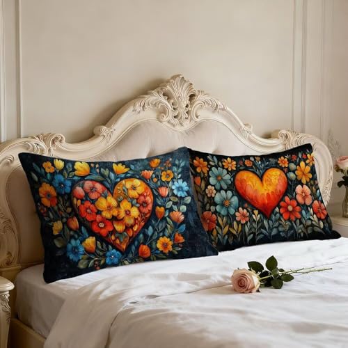 Housse de coussin noir motif en velours double face de luxe