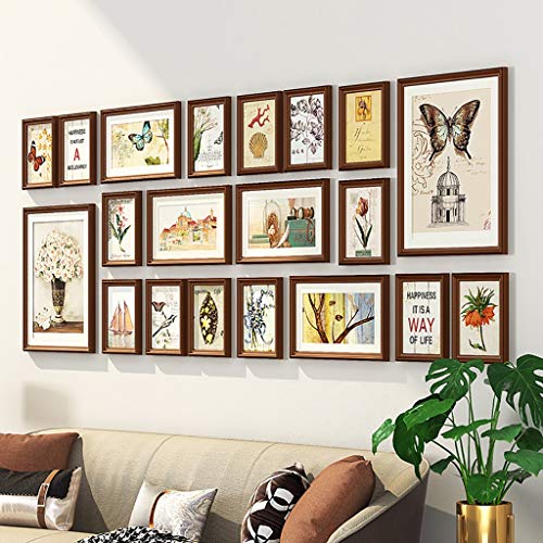 WENLI Puzzles Rompecabezas Capacidad De 20 Fotos Múltiple Montaje Combinada Dimensional Barra De Efecto Visual Decoración Hogareña Marco Pared De Fondo Creativo, 5 Colores (Color : C) Cover