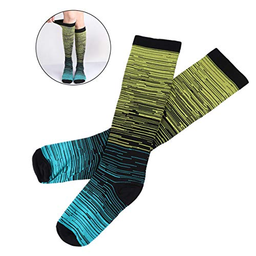 EXCEART Meias de CompressÃ£o Meias AtÃ© O Joelho Meias RespirÃ¡veis â€‹â€‹Para Mulheres Correndo Ede