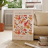 Blume Markt Wand Kunst Poster Drucke Leinwand Malerei Bild 