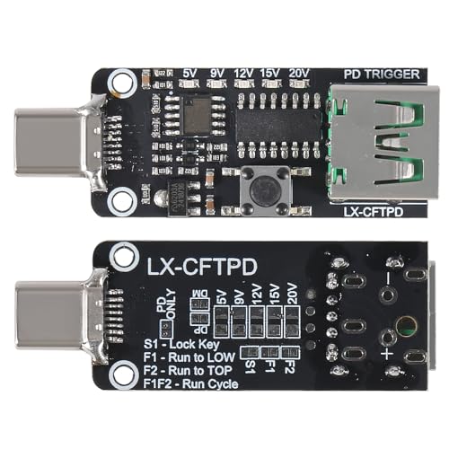 Image of 4pcs USB-C PD QC DC 5V 9V 12V 15V 20V Adjustable Voltage Power Trigger Module 5A Type-C Male USB Port Input (Type-C Male - USB)