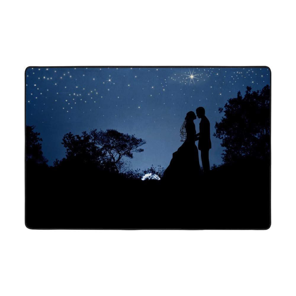 Tapis de sol Ruchen pour salon design ciel étoilé et forêt pour créer un coin lecture cosy