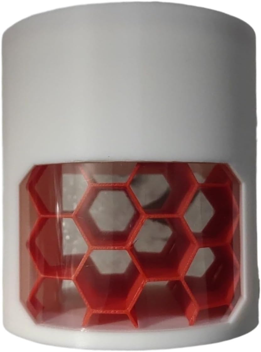 Ant Farm Ant Nest Habitat with Water Feeder and Expansion Ports Honeycomb Farm Habitat(Red)