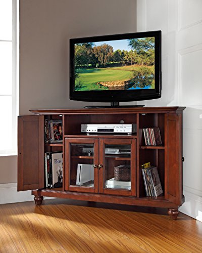 Crosley Furniture Cambridge 48-Inch Corner Tv Stand - Vintage Mahogany #TOP4