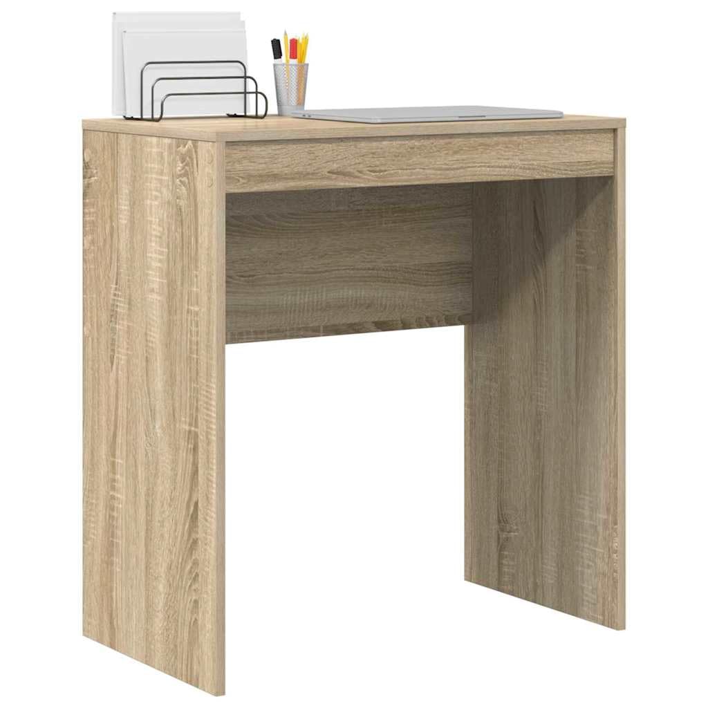 vidaXL Desk Other Sonoma oak 70 x 40 x 76 cm Engineered wood, Compact Desk, Modern Style, Ergonomic Workspace, Functional Writing Table, Durable Indoor Furniture for Small Rooms