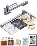 LaserPecker LX1 Max 20W Laser Cutter, Foldable Extra Large Working Area Laser Engraver for Wood Metal Glass, Laser Engraving Cutting Machine - Additional 2W Infrared Laser Module + Artist Module