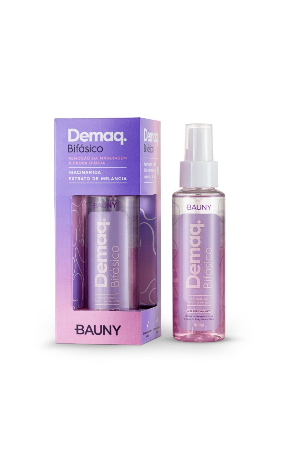 Demaquilante Bifásico Bauny 100ml