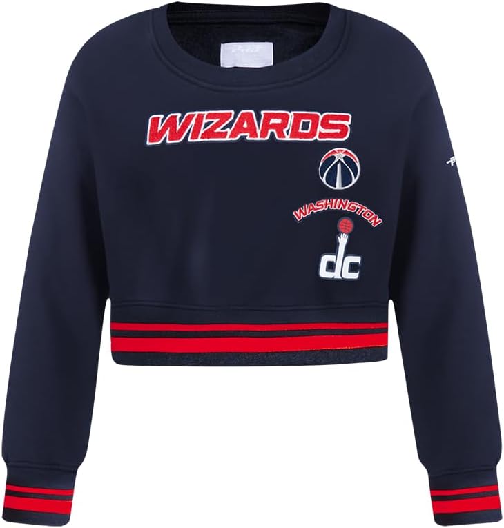 Pro Standard Big Girls NBA Retro Classics Fleece Crewneck Sweatshirt