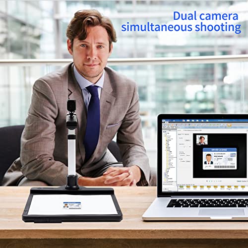 Image of X1000 Document Camera Scanner A3 Capture Size Dual Camera USB2.0 High S ed Scanner with LED Light OCR Function Video Re ding Convert to PDF Format for Office Classroom Online Teaching Distance'