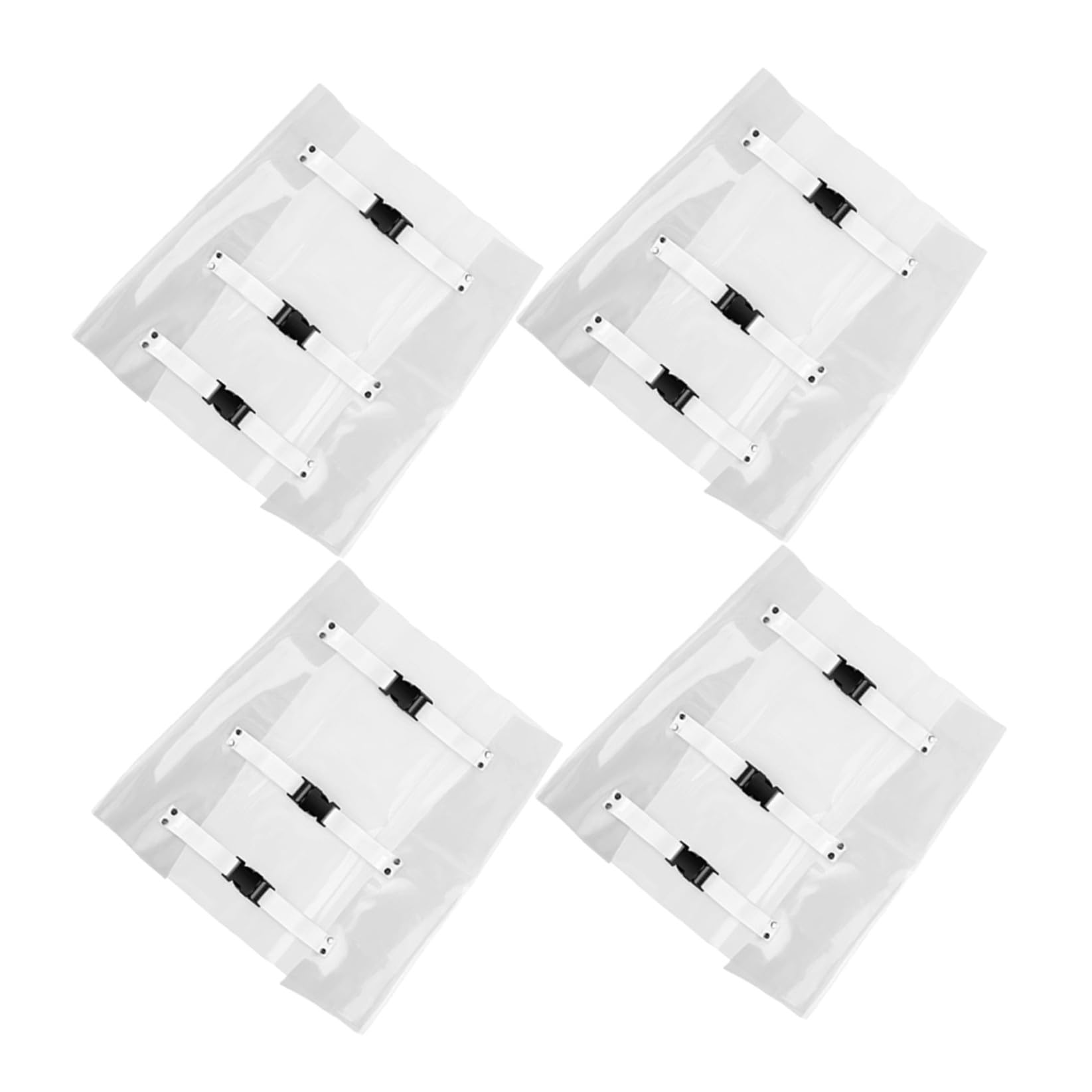 Beavorty Copri Piedi Protettori Antiscivolo per Poltrona Odontoiatrica in Pvc 4 Pezzi Cuscinetti Resistente Bordo Arrotondato per Sedie Dentali per Uso Professionale