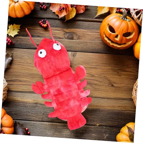 Disfraz de langosta para perro VICASKY talla S rojo miniatura 7