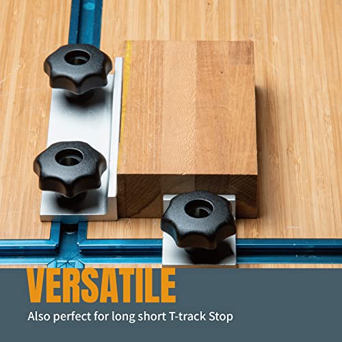 image for POWERTEC 71482V T-Track Knob Kit w/ 7-Star Knob, 5/16