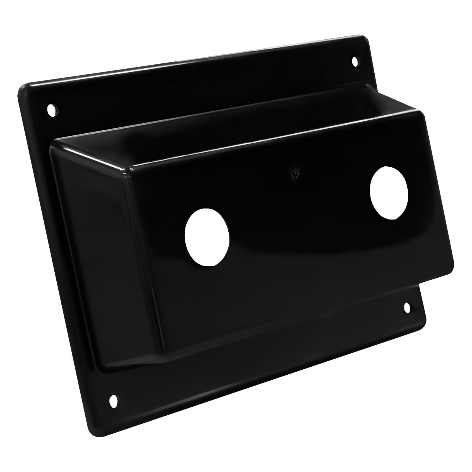 Showingo Cubierta de grifo negra para llave de coche, compatible con caravana, caravana, remolque, placa de ducha, pieza de repuesto