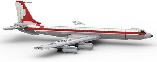 Miniatura 7 de MINDEN MOC-109223 707 Jet Plane, para niños y niñas, 1603PCS