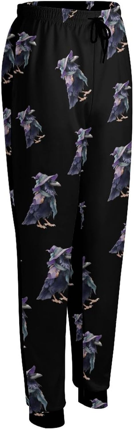 Ravens in Witch1 Costume Novelty Women's Trendy Sweatpants Athletic Running Yoga Joggers Lounge Pants