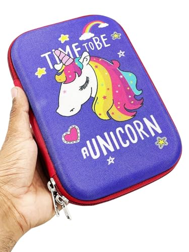 Image of DEOXY Unicorn EVA Pencil Case for Kids -New Pencil Pouch for Kids (CK24-3UN)